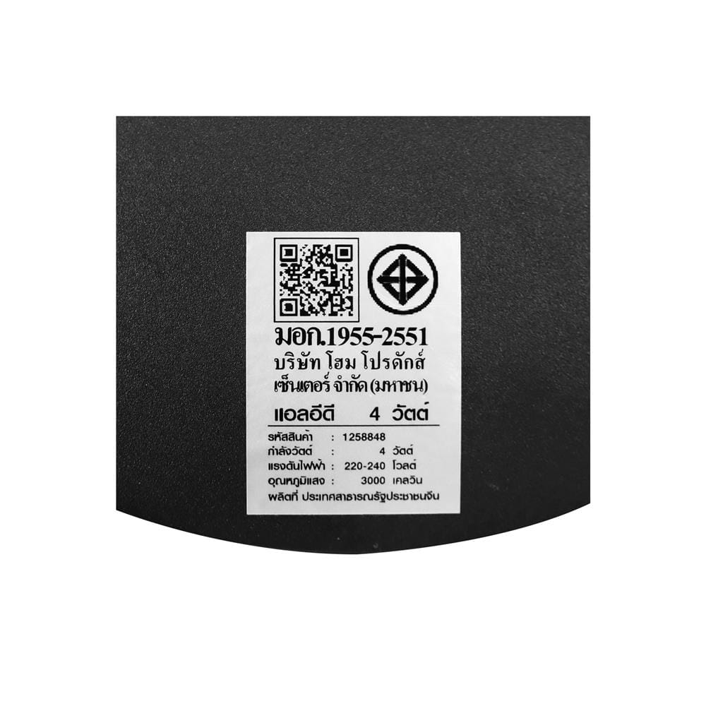 ไฟกิ่งภายนอก LED CARINI BO-T504 4 วัตต์ WARM WHITE สีดำ
