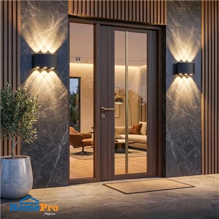 ไฟกิ่งภายนอก LED CARINI BO-T606A 6 วัตต์ WARM WHITE สีดำ_5