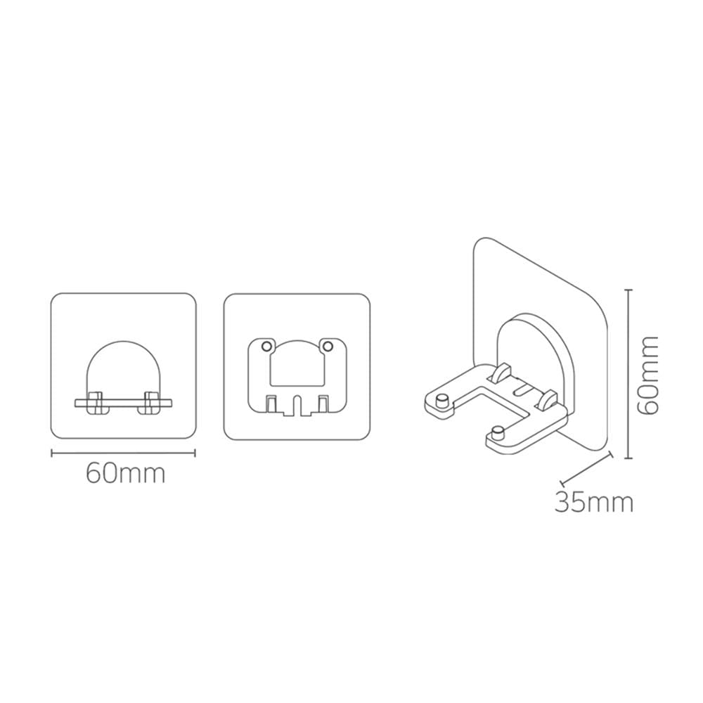 ที่วางมีดโกนหนวด DEHUB VRH-CC60 สีขาว