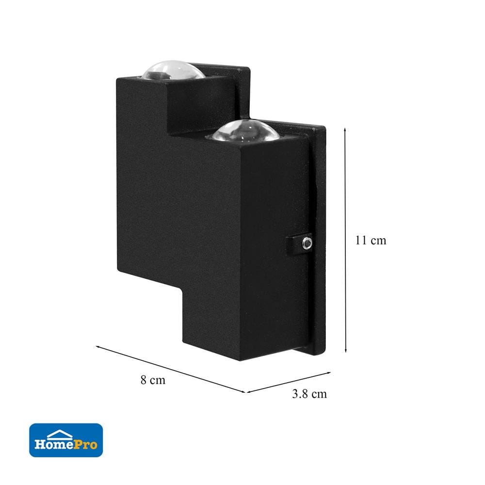 ไฟกิ่งภายนอก LED CARINI BO-T304 10 วัตต์ WARM WHITE สีดำ