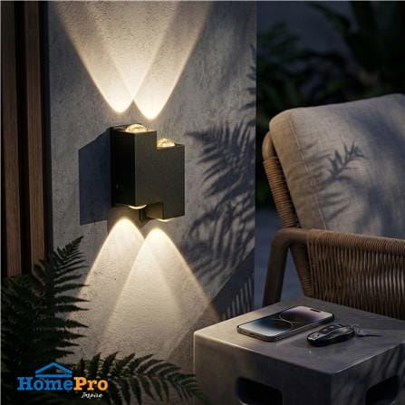 ไฟกิ่งภายนอก LED CARINI BO-T304 10 วัตต์ WARM WHITE สีดำ_3