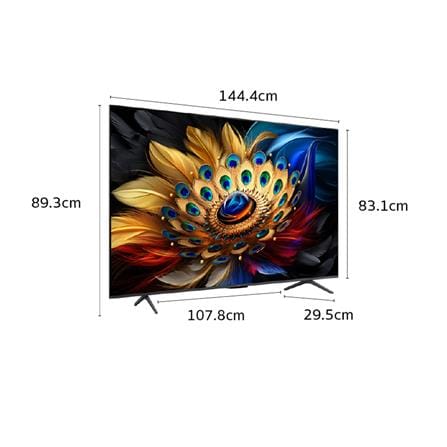 ทีวีคิวแอลอีดี 65 นิ้ว TCL (4K, QLED, GOOGLE TV) 65C655_5