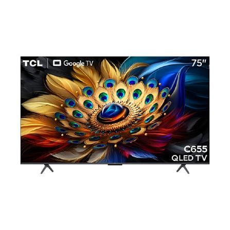 ทีวีคิวแอลอีดี 75 นิ้ว TCL (4K, QLED, GOOGLE TV) 75C655