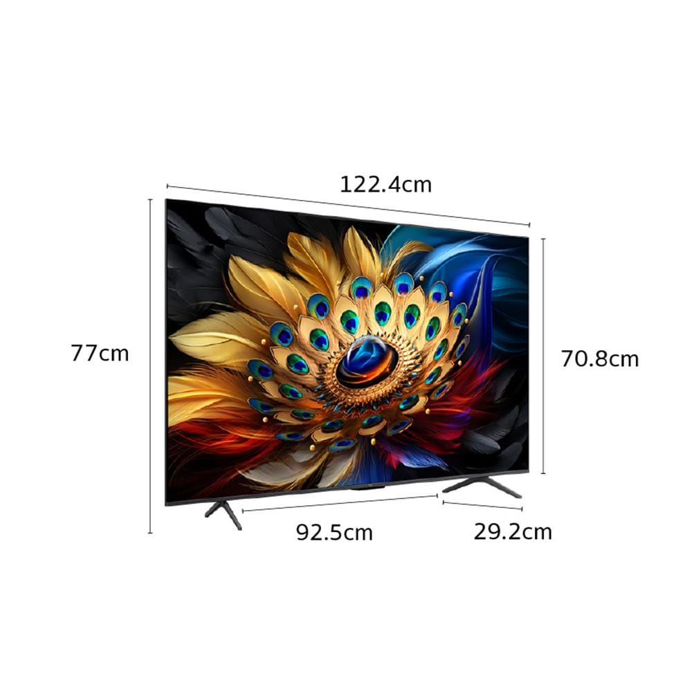 ทีวีคิวแอลอีดี 55 นิ้ว TCL (4K, QLED, GOOGLE TV) 55C655