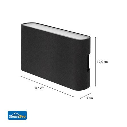 ไฟกิ่งภายนอก LED CARINI BO-T905 10 วัตต์ WARM WHITE สีดำ_6