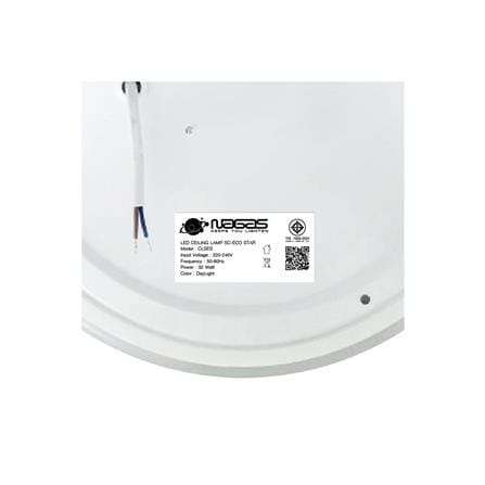 ไฟเพดาน LED NAGAS SC-ECO STAR 15 นิ้ว 32 วัตต์ DAYLIGHT สีขาว_6