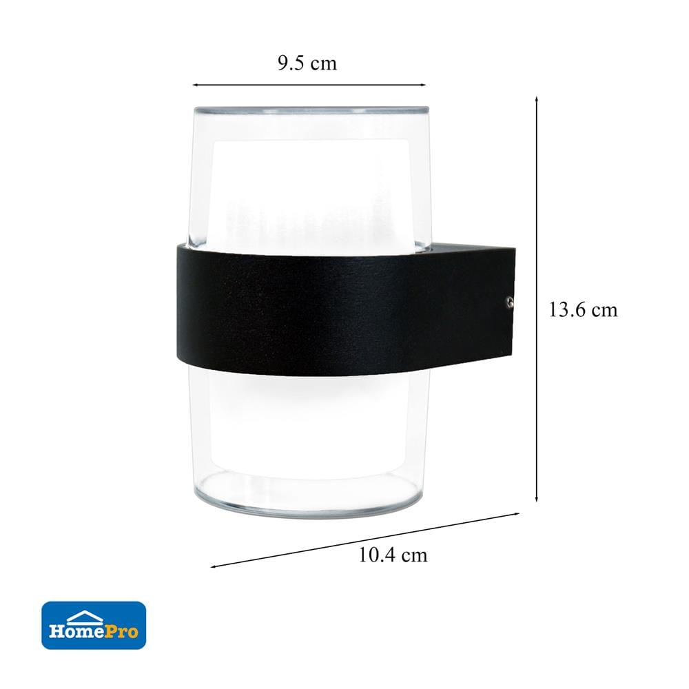 ไฟกิ่งภายนอก LED CARINI BBO-Y602 10 วัตต์ WARM WHITE สีดำ