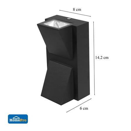 ไฟกิ่งภายนอก LED CARINI BO-Y605 6 วัตต์ WARM WHITE สีดำ_5
