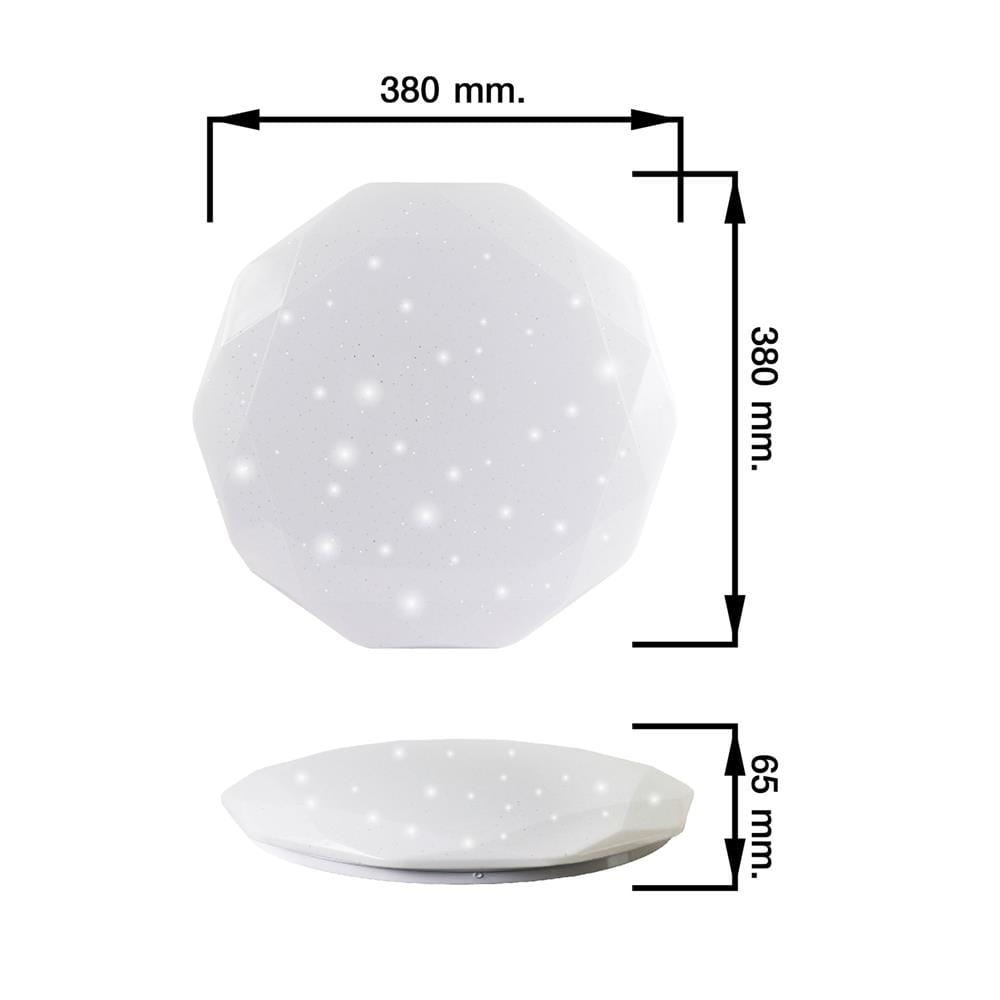 ไฟเพดาน LED NAGAS SC-OVAL 15 นิ้ว 32 วัตต์ DAYLIGHT สีขาว