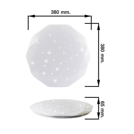 ไฟเพดาน LED NAGAS SC-OVAL 15 นิ้ว 32 วัตต์ DAYLIGHT สีขาว_6