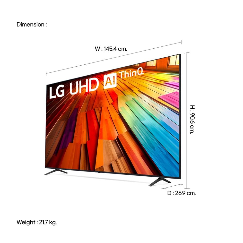 ทีวีแอลอีดี 65 นิ้ว LG (4K, LED, SMART TV) 65UT8050PSB.ATM