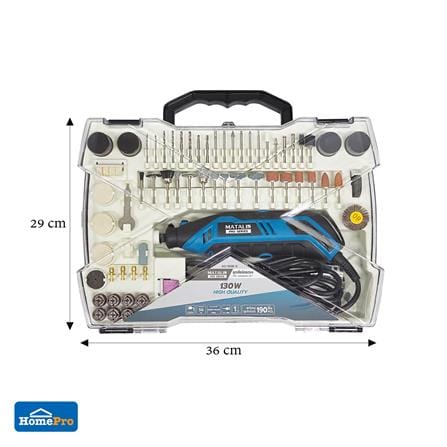 ชุดเครื่องเจียรคอตรง MATALL PRO DC-130E-X 130 วัตต์_17