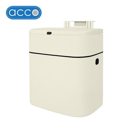 ถังขยะพร้อมที่แขวน ACCO NEAT 8 ลิตร สีครีม_1