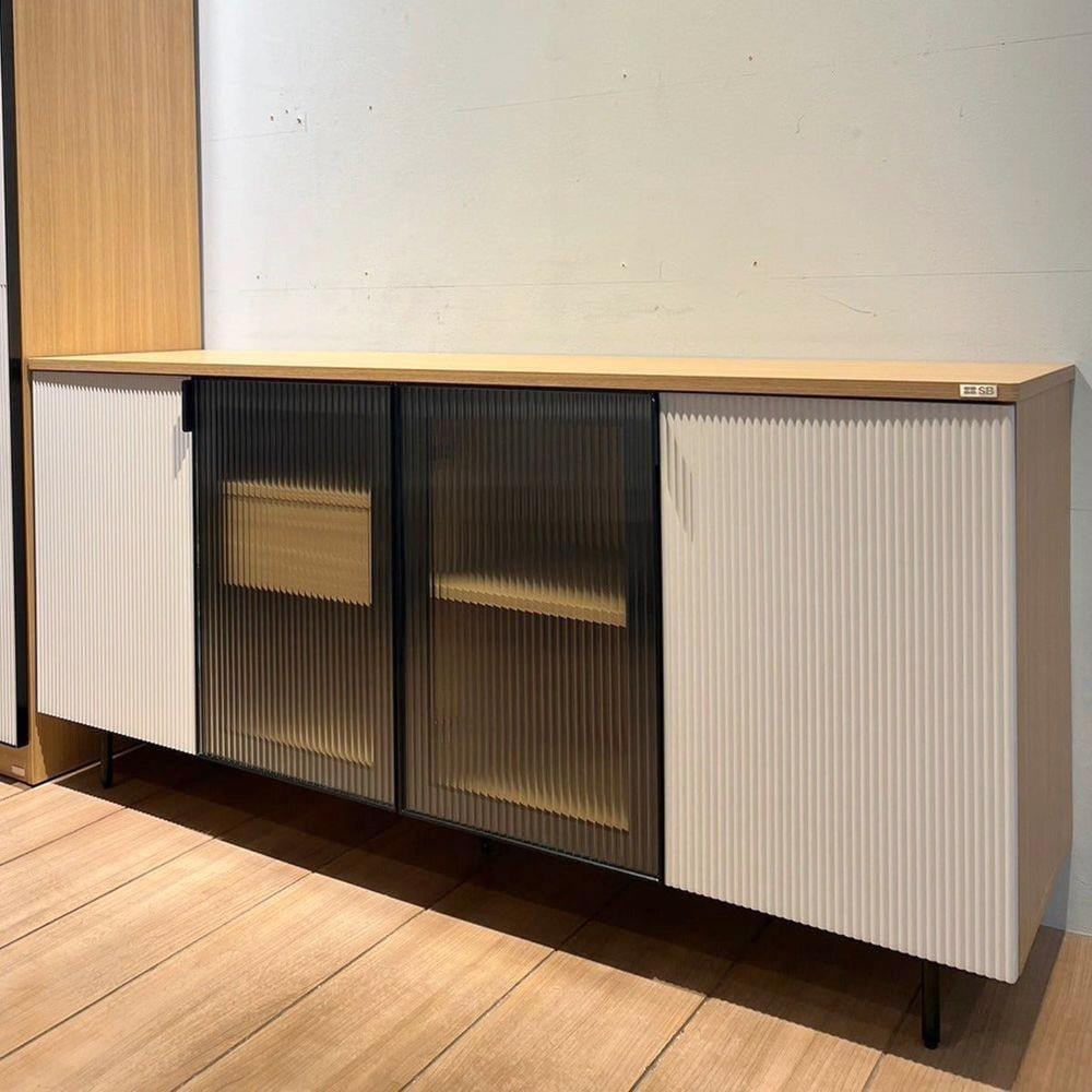 ตู้วางทีวี SB FURNITURE WHIZ 19228163 158.4 ซม. สีเทาอ่อน