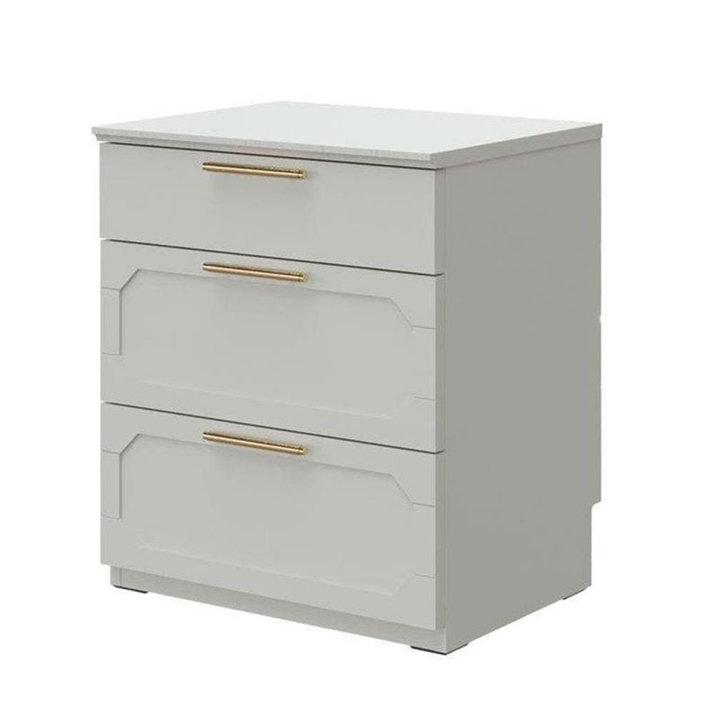 ตู้ข้างเตียง SB FURNITURE QUINN 19228841 50 ซม. สีเทาอ่อน
