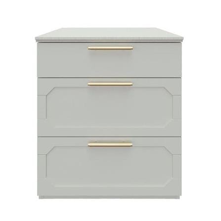 ตู้ข้างเตียง SB FURNITURE QUINN 19228841 50 ซม. สีเทาอ่อน