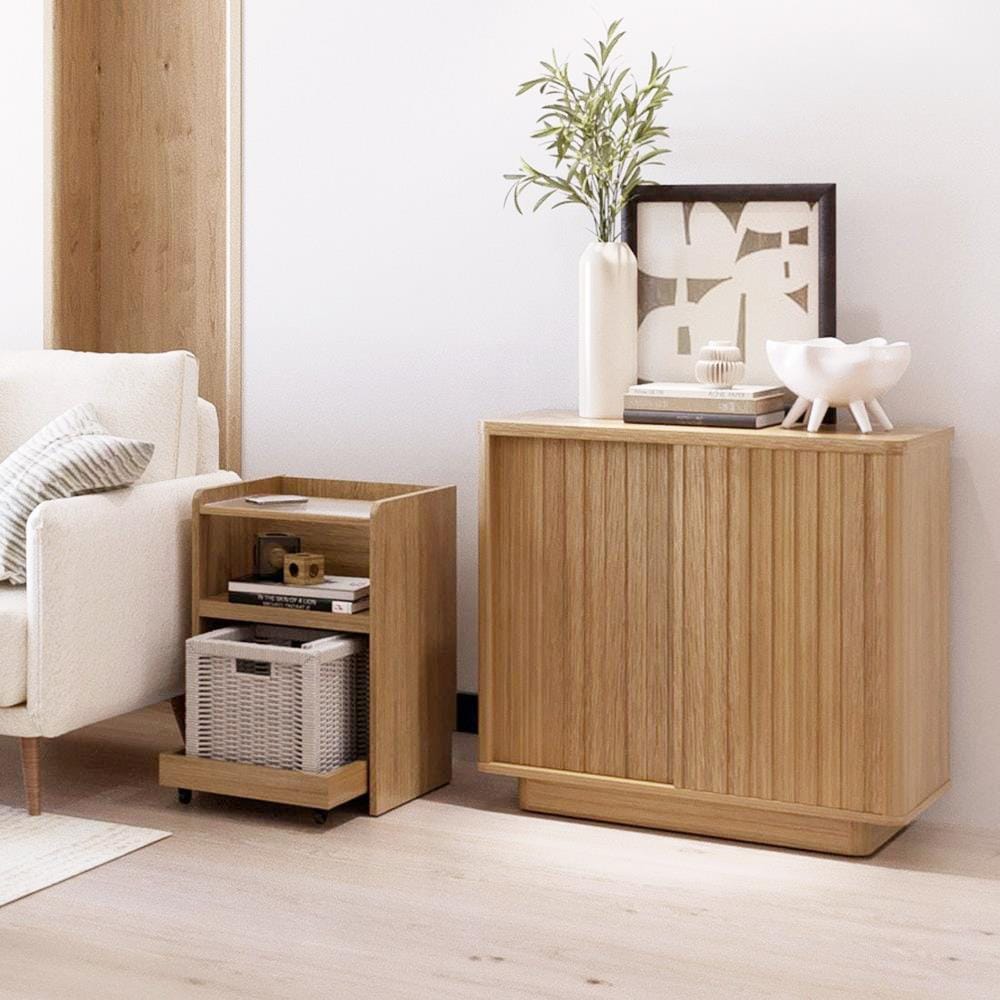 ตู้เตี้ย SB FURNITURE VALLEY 19230520 80 ซม. สีไม้อ่อน