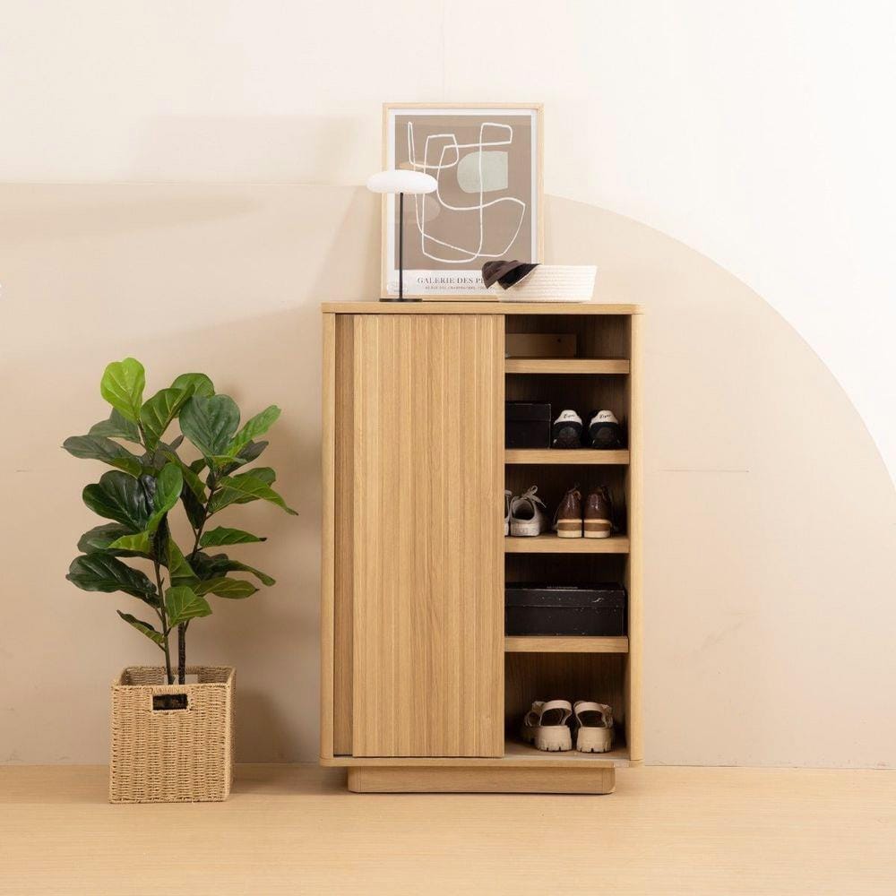 ตู้วางรองเท้า SB FURNITURE VALLEY 19230523 80 ซม. สีไม้อ่อน