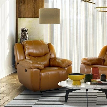 RECLINER SB FURNITURE MIKA 19203262 สีน้ำตาล_4