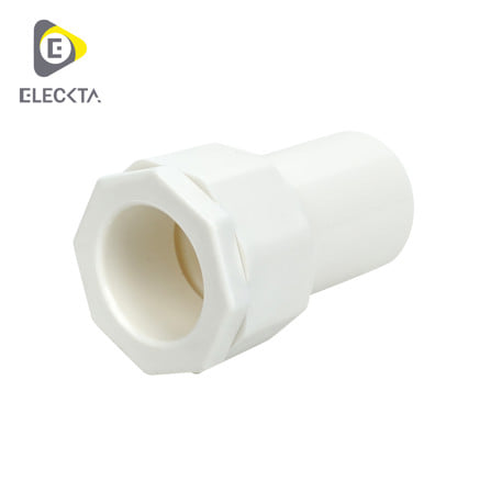 ข้อต่อเข้ากล่อง ELECKTA 20 มม. สีขาว (แพ็ก 4 ชิ้น)_0