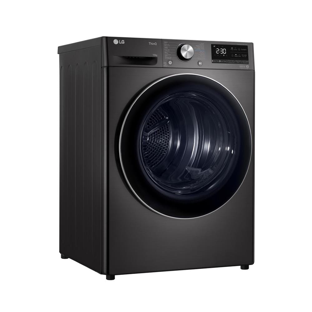 เครื่องอบผ้าฝาหน้า LG RV10VHP2B 10 กก. HEAT PUMP สีดำ