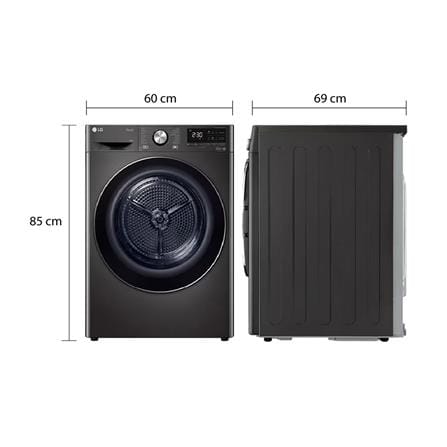 เครื่องอบผ้าฝาหน้า LG RV10VHP2B 10 กก. HEAT PUMP สีดำ_6