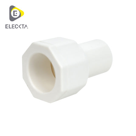 ข้อต่อเข้ากล่อง ELECKTA 16 มม. สีขาว (แพ็ก 4 ชิ้น)_0