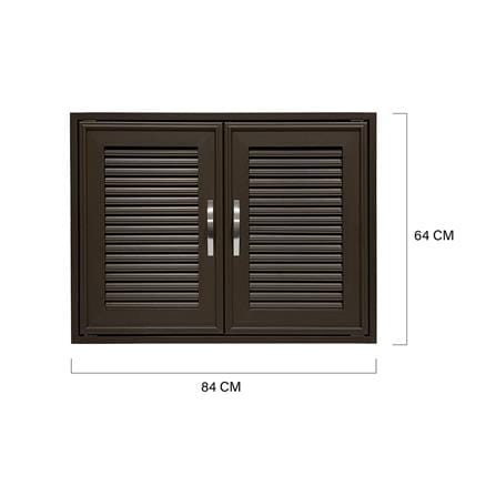 บานซิงค์คู่ CABIN BELLA 84x64 ซม. สีโอ๊ก_5