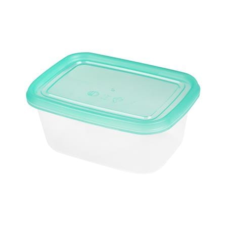 กล่องอาหารเหลี่ยม 0.5 ลิตร KECH NOLA แพ็ก 4 กล่อง สีเขียว_2