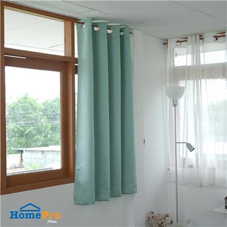 ผ้าม่าน EYELET HOME LIVING STYLE ALBANY UV 150X160 ซม. สีเขียว_6