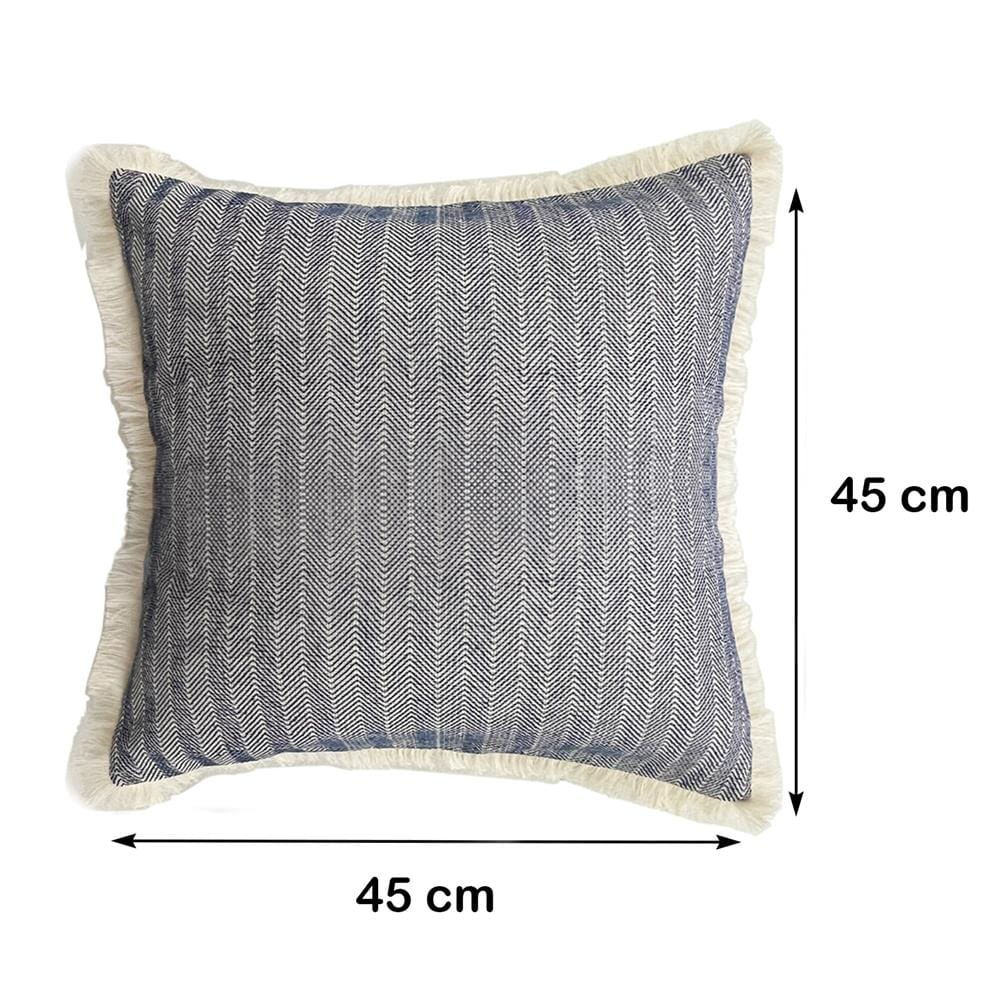 หมอนอิง HOME LIVING STYLE WAVERLY 18X18 นิ้ว สีน้ำเงิน