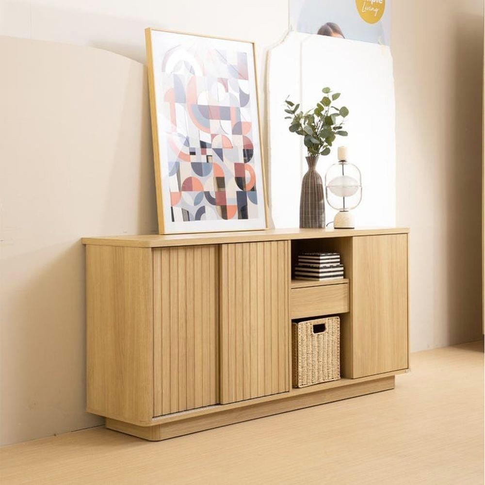 ตู้วางทีวี SB FURNITURE VALLEY 19230519 160 ซม. สี VALLEY OAK