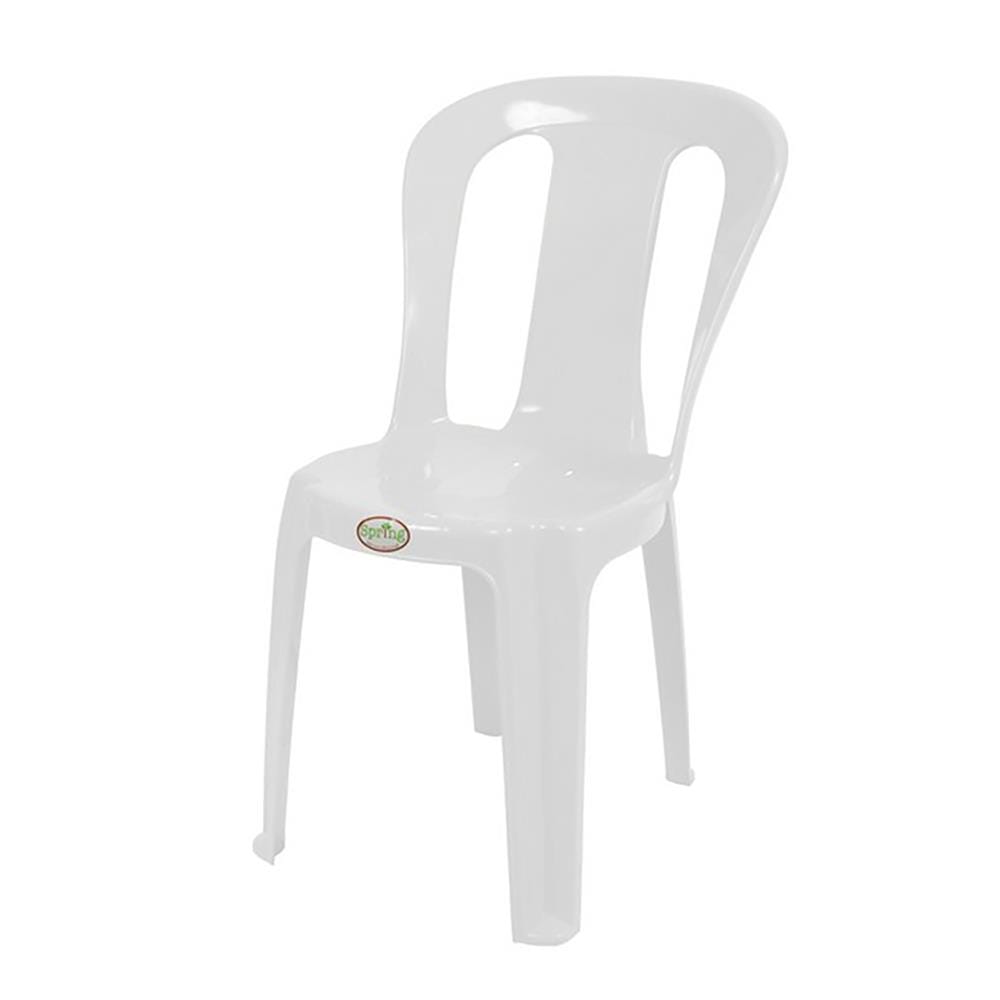 เก้าอี้พลาสติกสกรีน SPRING NORMA CHAIR สีขาว
