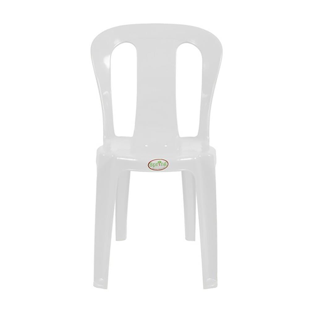 เก้าอี้พลาสติกสกรีน SPRING NORMA CHAIR สีขาว