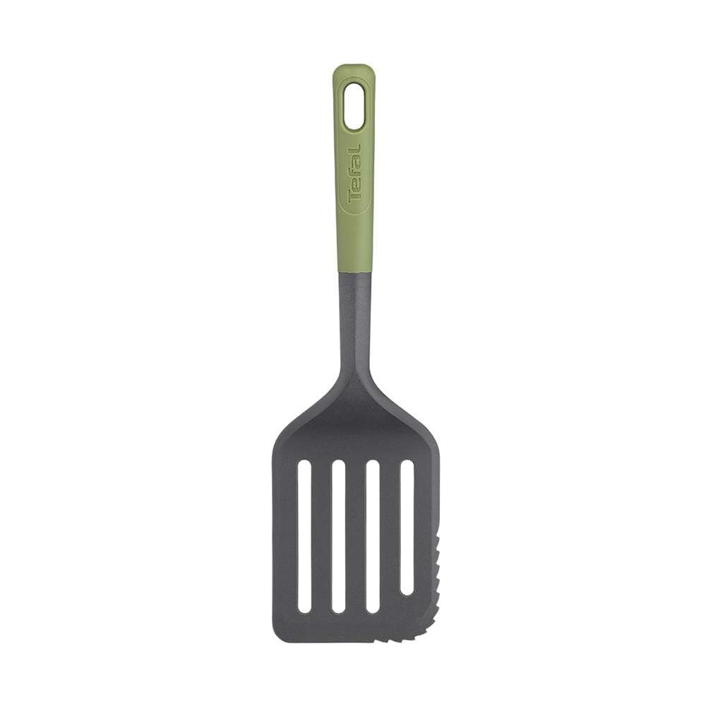 ตะหลิวมีร่อง 29 ซม. TEFAL ESSENTIAL 2 IN 1 K2791424 สีเขียว