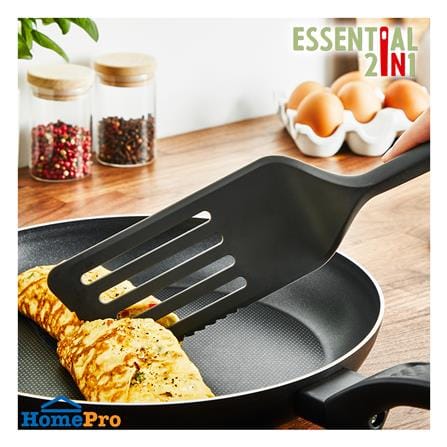 ตะหลิวเฉียงมีร่อง 33 ซม. TEFAL ESSENTIAL 2 IN 1 K2791124 สีเขียว_3