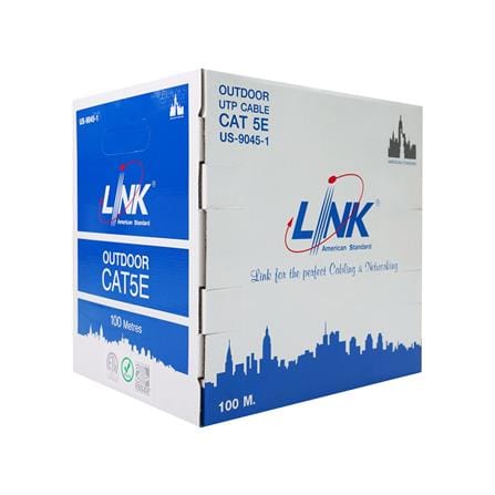 สาย LAN LINK CAT5E US-9045-1 100 ม. สีดำ_2
