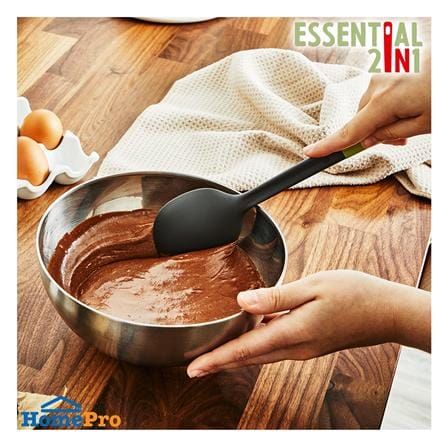 กระบวยแบน 28 ซม. TEFAL ESSENTIAL 2 IN 1 K2791024 สีเขียว_1