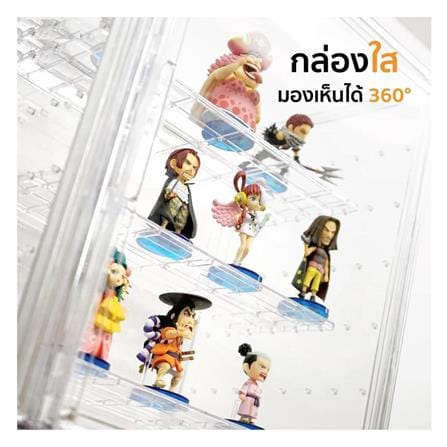 กล่องจัดเก็บโมเดล มีแท่นวาง STACKO KLEAR 24x27x36 ซม. สีใส_9