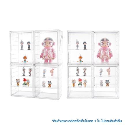 กล่องจัดเก็บโมเดล มีแท่นวาง STACKO KLEAR 24x27x36 ซม. สีใส_6