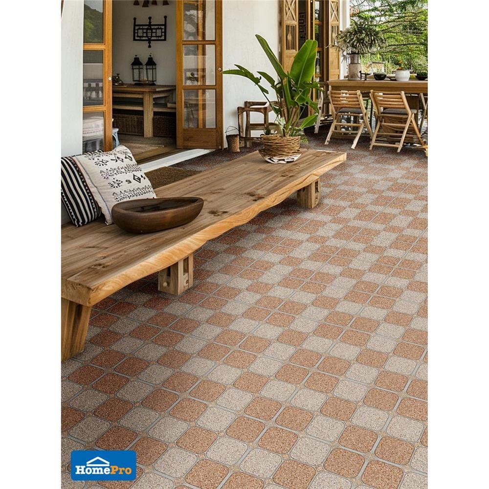 กระเบื้องพื้น 40x40 ซม. TARA อาช่า น้ำตาล (CIR) PM 0.96 ตร.ม.