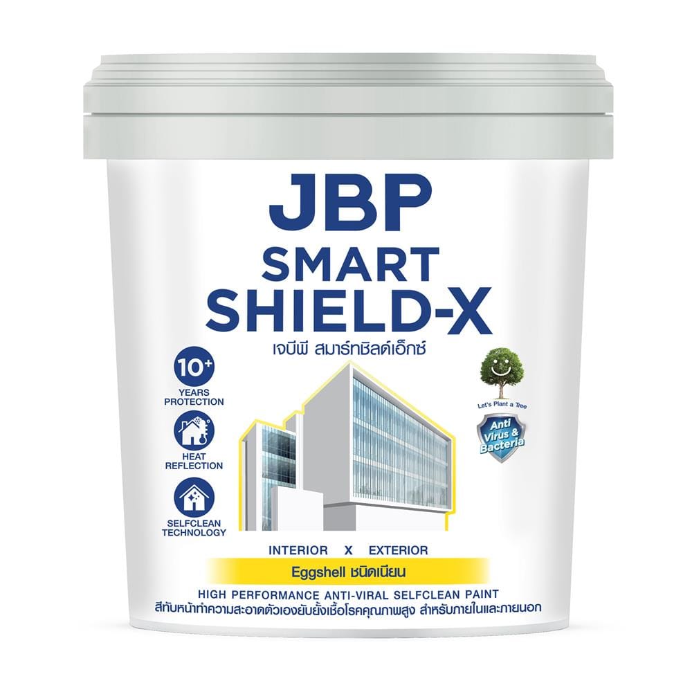 สีน้ำทาภายนอก JBP SMART SHIELD-X BASE A เนียน 2.5 แกลลอน