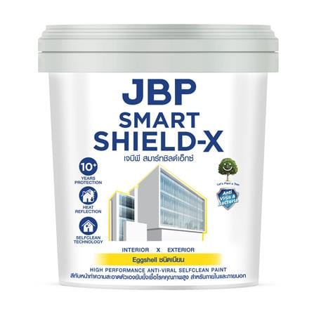 สีน้ำทาภายนอก JBP SMART SHIELD-X BASE A เนียน 2.5 ...