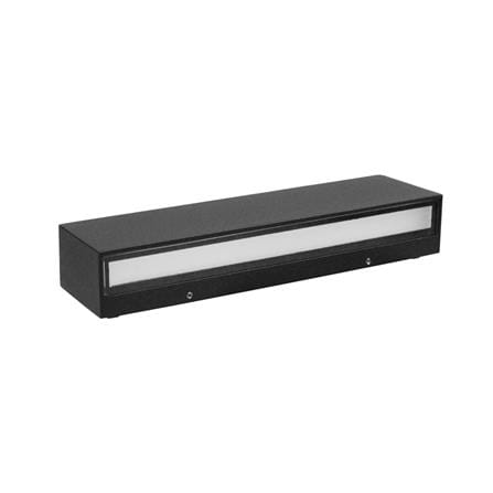 ไฟผนังภายนอก LED L&E 65-A0167 8 วัตต์ WARM WHITE สีดำ_2