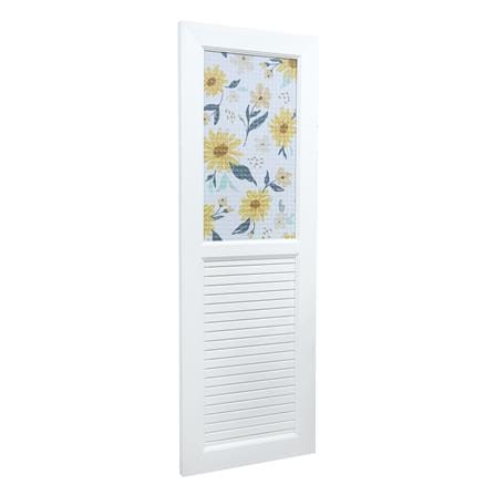 ประตูห้องน้ำ UPVC AZLE SUNFLOWER 70X200 ซม. สีขาว พร้อมวงกบ ไม่เจาะลูกบิด_3