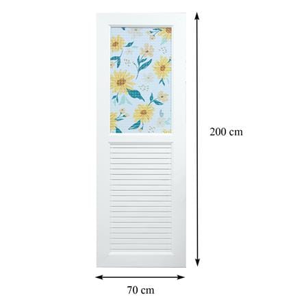 ประตูห้องน้ำ UPVC AZLE SUNFLOWER 70X200 ซม. สีขาว พร้อมวงกบ ไม่เจาะลูกบิด_10