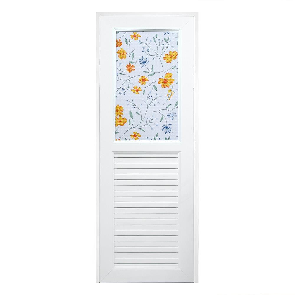 ประตูห้องน้ำ UPVC AZLE MARIGOLD 70X200 ซม. สีขาว พร้อมวงกบ ไม่เจาะลูกบิด