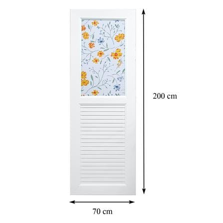 ประตูห้องน้ำ UPVC AZLE MARIGOLD 70X200 ซม. สีขาว พร้อมวงกบ ไม่เจาะลูกบิด_10