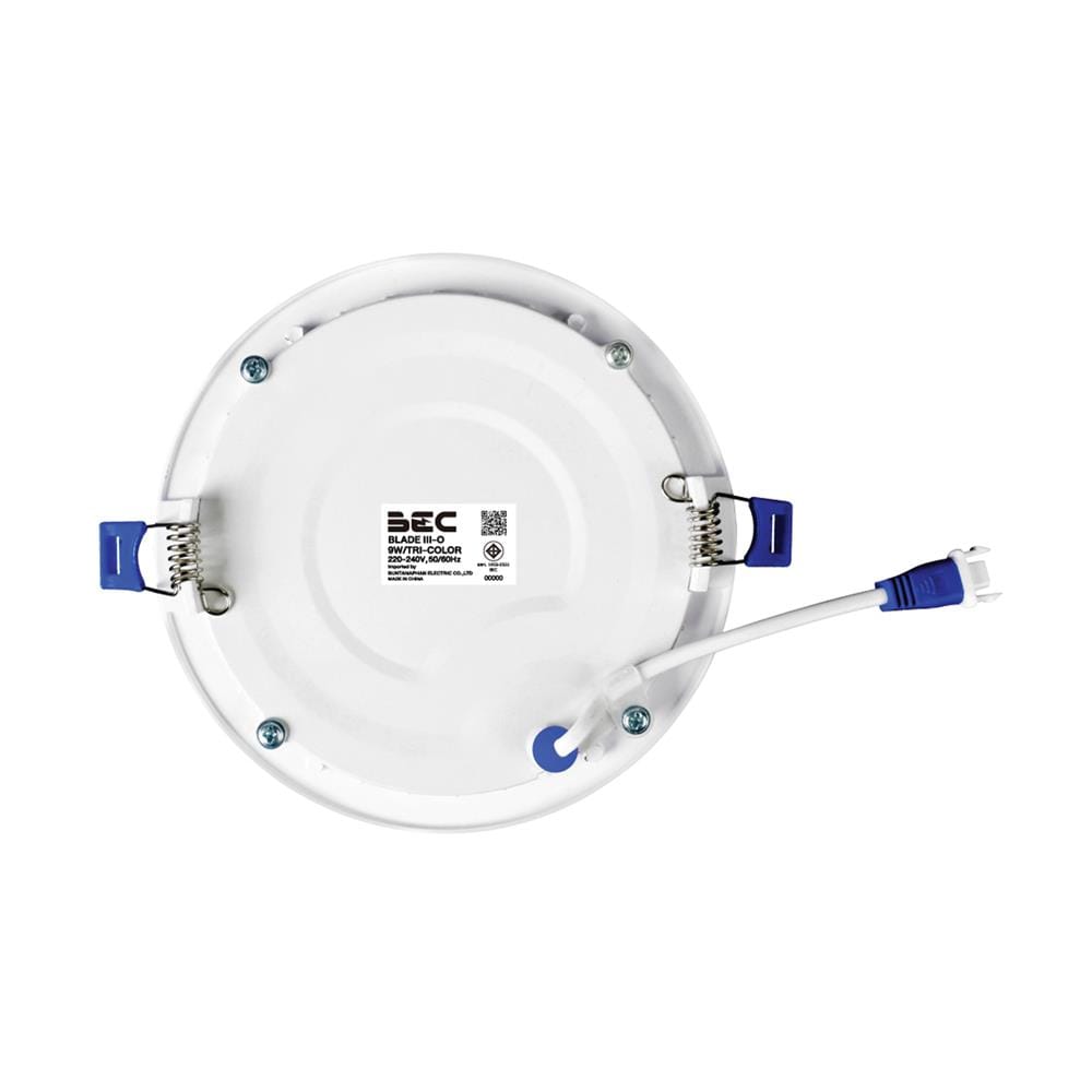 ดาวน์ไลท์ LED BEC BLADE III-O 9WTRI 5.5 นิ้ว 9 วัตต์ DAYLIGHT/COOL WHITE/WARM WHITE สีขาว