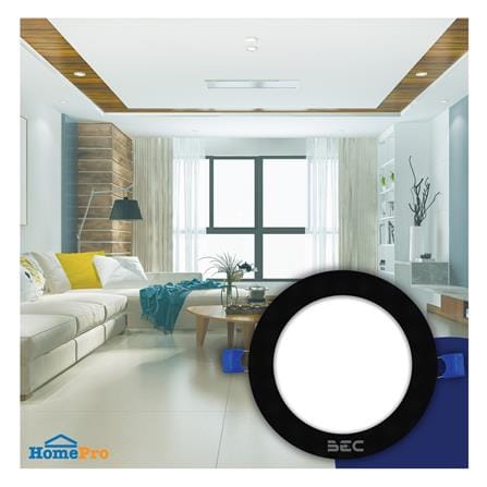 ดาวน์ไลท์ LED BEC BLADE III O-BK 5.6 นิ้ว 9 วัตต์ DAYLIGHT สีดำ_3